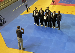 Photos arbitres membres du club taekwondo club borderouge toulouse compétition lot et garonne challenge cup à Boé